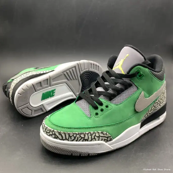 Kicked Out Shoe Store Tinker shoes Air 3 PE Ducks Retro Oregon Jordan AJ3 867493 0523